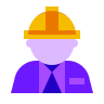 Construction worker image for field mobility and field telecom services